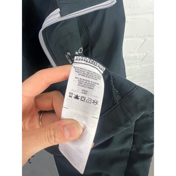 Columbia Men's Full Zip Windbreaker Jacket Long Sleeve Black Size M - Picture 3 of 4